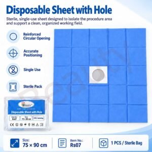 Disposable Sheet with Hole